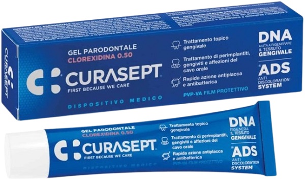 CURASEPT GEL PARODONTALE 0,5% 30 ML ADS + DNA - Angeli Pharm