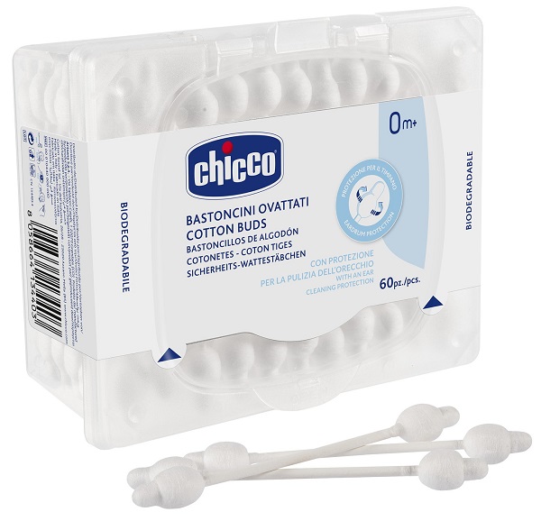 CHICCO BASTONCINI COTONATI 60 PEZZI - Angeli Pharm