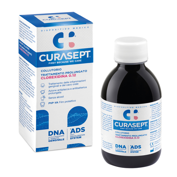 CURASEPT COLLUTORIO 0,12 ADS + DNA 200 ML - Angeli Pharm