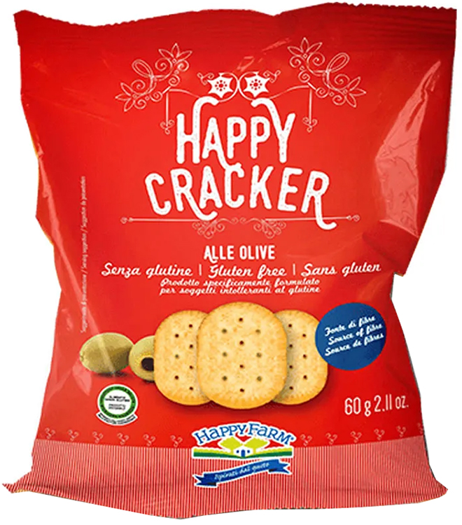 HAPPY FARM CRACKER OLIVE 60 G - Angeli Pharm