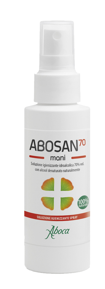 ABOSAN70 SOLUZIONE IGIENIZZANTE MANI 100 ML SPRAY - Angeli Pharm