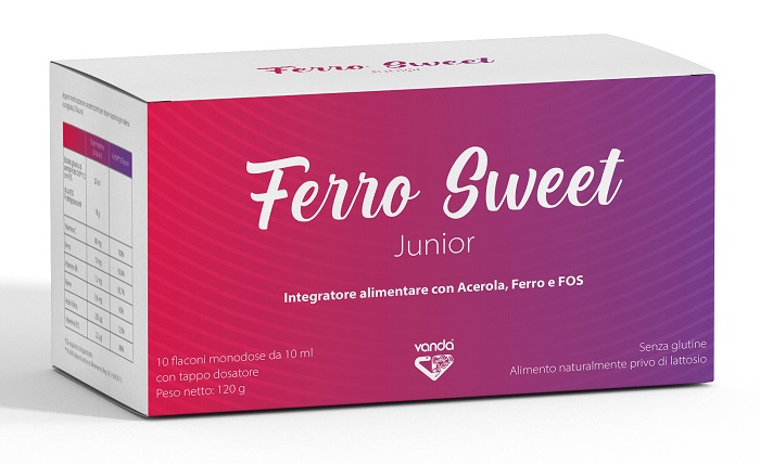 FERRO SWEET JUNIOR 10 FLACONCINI MONODOSE - Angeli Pharm