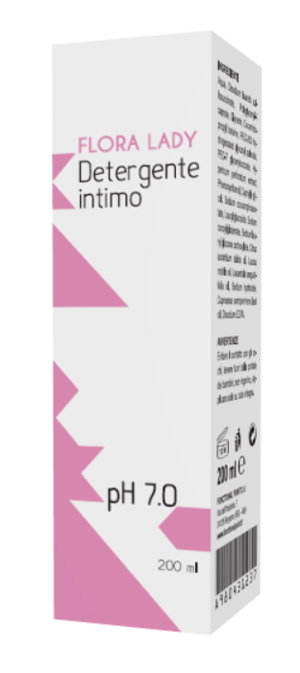 FLORA LADY DETERGENTE INTIMO PH 7,0 200 ML - Angeli Pharm