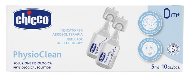 CHICCO SOLUZIONE PHYSIOCLEAN 5 ML 10 PEZZI - Angeli Pharm