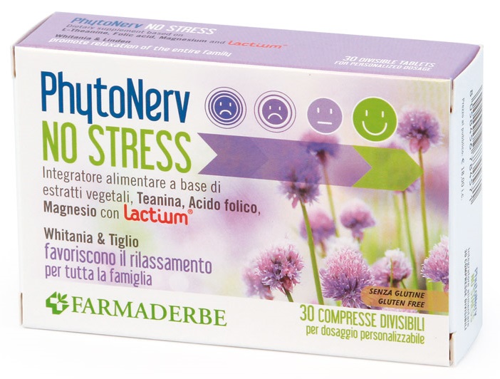 PHYTONERV NO STRESS 30 COMPRESSE - Angeli Pharm