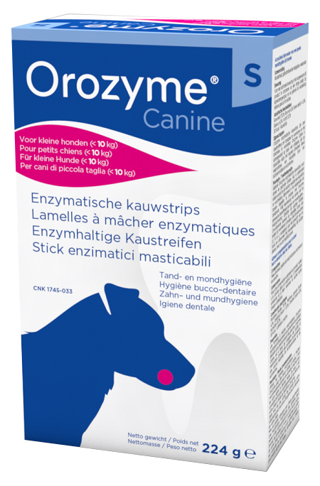 OROZYME CANINE STRISCE ENZIMATICHE MASTICABILI PER CANI DI TAGLIA PICCOLA - Angeli Pharm