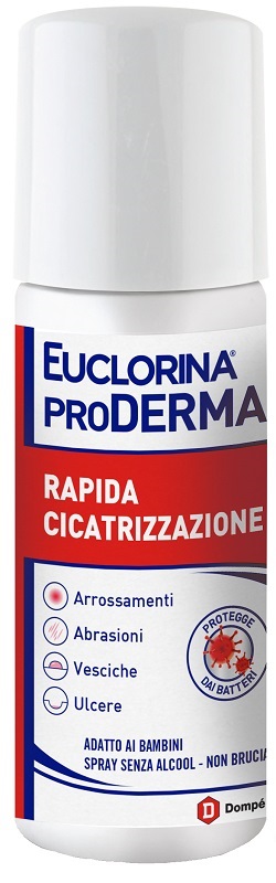 EUCLORINA PRODERMA RAPIDA CICATRIZZAZIONE SPRAY 125 ML - Angeli Pharm