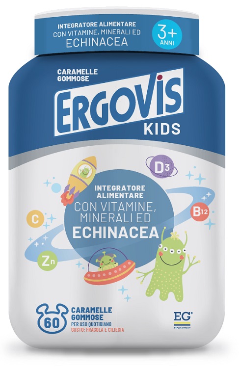 ERGOVIS KIDS 60 CARAMELLE GUSTOSE - Angeli Pharm