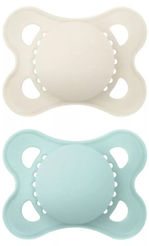 MAM SUCCHIETTO ORIGINAL 2-6 MESI SILICONE NEUTRO 2 PEZZI - Angeli Pharm