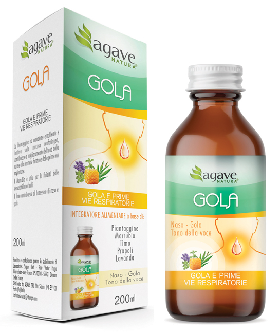 AGAVE NATURA SCIROPPO GOLA 200 ML - Angeli Pharm
