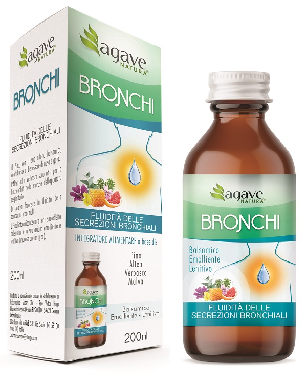 AGAVE NATURA SCIROPPO BRONCHI 200 ML - Angeli Pharm