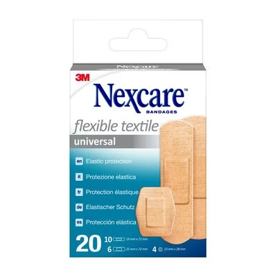 CEROTTO PREPARATO NEXCARE TEXTILE N0420AS ASSORTITI 3 MISURE 10 CEROTTI 19X72MM + 6 CEROTTI 25X72MM + 4 CEROTTI 22,5MM - Angeli Pharm