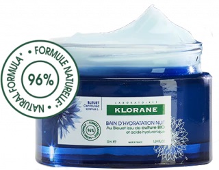 KLORANE CREMA IDRATANTE NOTTE FIORDALISO ACIDO IALURONICO 50 ML - Angeli Pharm
