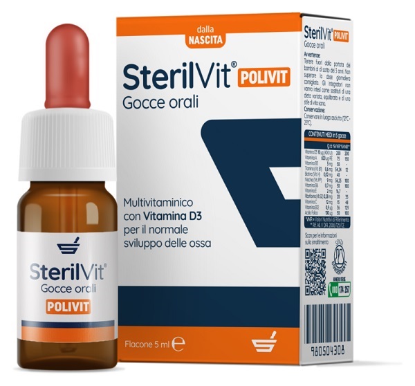 STERILVIT POLIVIT GOCCE 5 ML - Angeli Pharm