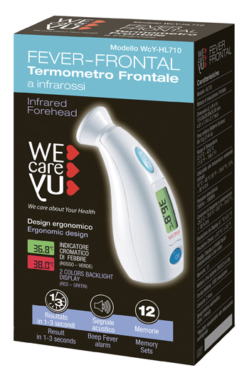 TERMOMETRO FRONTALE WECAREYU FEVER FRONTAL 1 PEZZO - Angeli Pharm