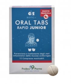 GSE ORAL TABS RAPID JUNIOR FRAGOLA 12 COMPRESSE - Angeli Pharm