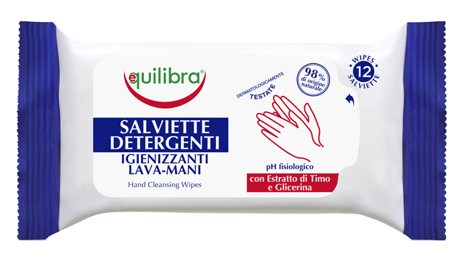SALVIETTE DETERGENTI IGIENIZZANTI 12 PEZZI - Angeli Pharm