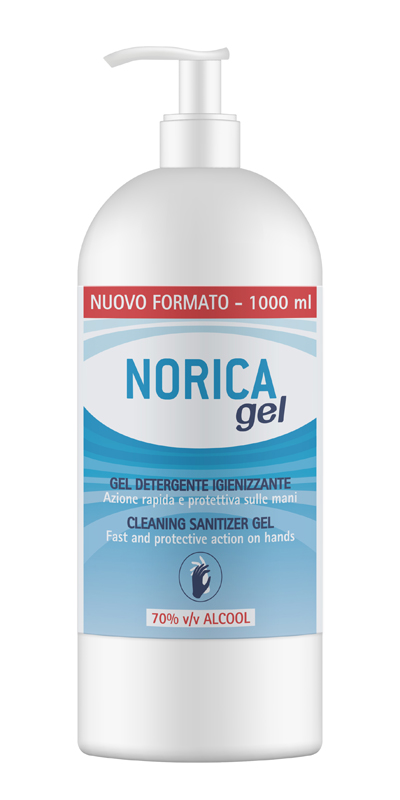 NORICA GEL DETERGENTE IGIENIZZANTE 70% ALCOOL 1000 ML - Angeli Pharm