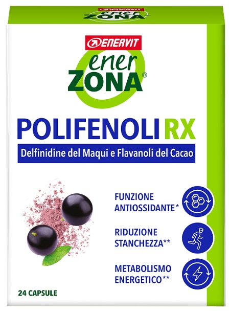 ENERZONA POLIFENOLI RX 24 CAPSULE - Angeli Pharm