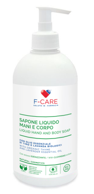 F CARE SAPONE LIQUIDO BIO IGIENIZZANTE 500 ML - Angeli Pharm