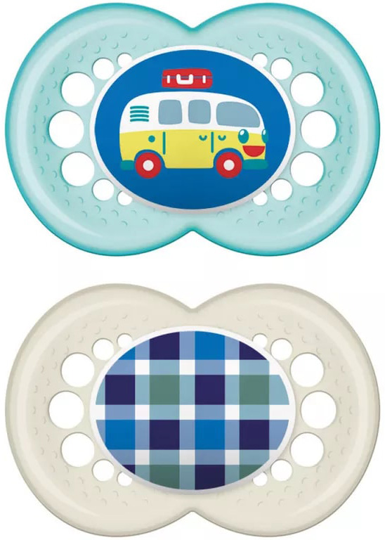 MAM SUCCHIETTO ORIGINAL 16+ SILICONE MASCHIO 2 PEZZI - Angeli Pharm