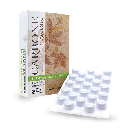 CARBONE VEGETALE 50 COMPRESSE - Angeli Pharm