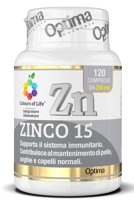 COLOURS OF LIFE ZINCO 15 120 COMPRESSE - Angeli Pharm
