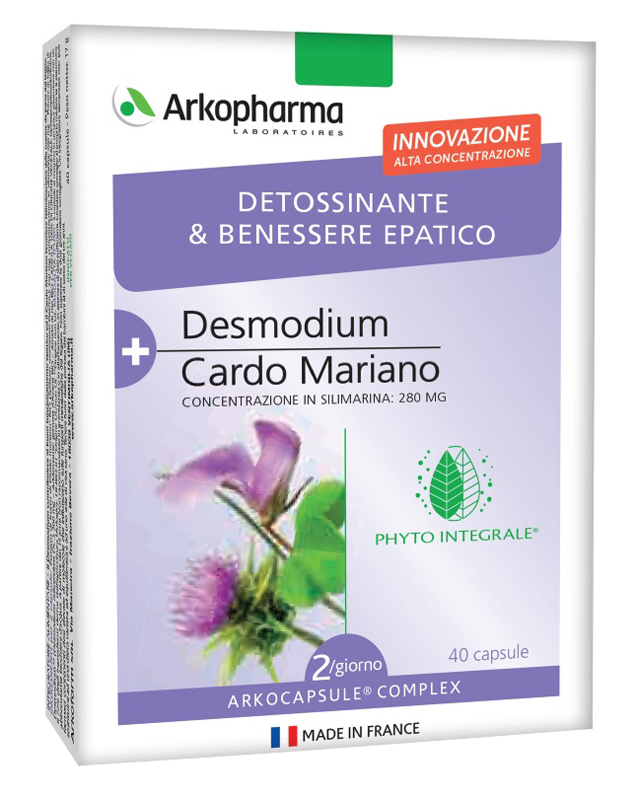 ARKOCAPSULE COMPLEX DETOS EPATICO BIO 40 CAPSULE - Angeli Pharm