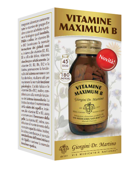 VITAMINE MAXIMUM B 180 PASTIGLIE - Angeli Pharm