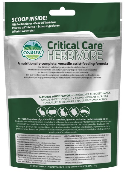 CRITICAL CARE HERBIVORE 141 G - Angeli Pharm