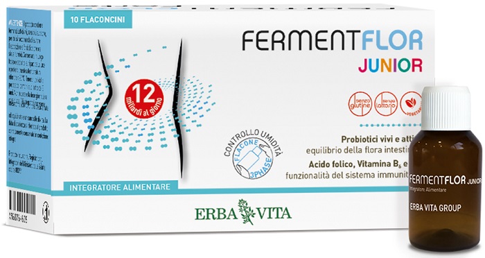 FERMENTFLOR JUNIOR 10 FLACONCINI - Angeli Pharm