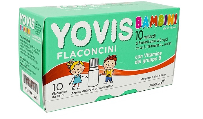YOVIS BAMBINI FRAGOLA 10 FLACONCINI DA 10 ML - Angeli Pharm