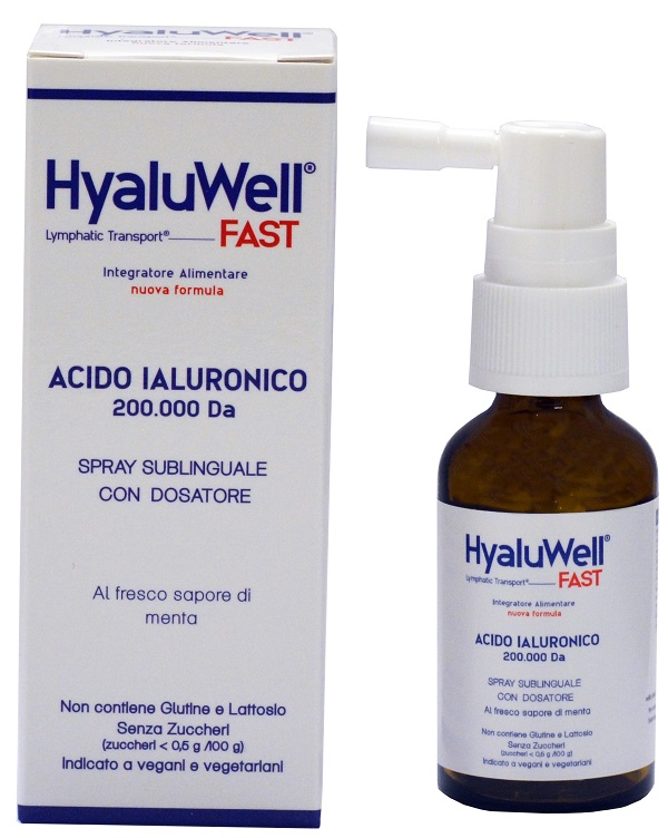 HYALUWELL FAST SPRAY SUBLINGUALE 20 ML - Angeli Pharm