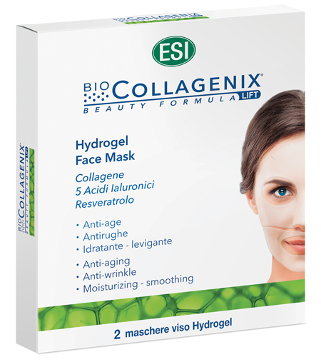 ESI BIOCOLLAGENIX HYDROGEL FACE MASK 2 PEZZI - Angeli Pharm