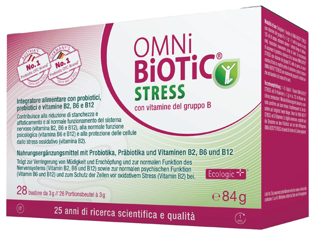 OMNI BIOTIC STRESS VITAMINE GRUPPO B 28 BUSTINE DA 3 G - Angeli Pharm