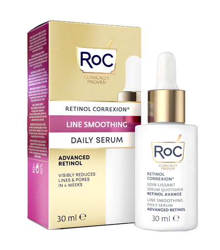 ROC RETINOL CORREXION LINE SMOOTHING SIERO VISO GIORNO 30 ML - Angeli Pharm