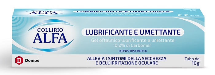 COLLIRIO ALFA LUBRIFICANTE E UMETTANTE GEL 10 ML - Angeli Pharm