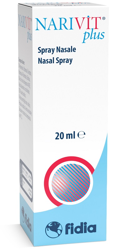 NARIVIT PLUS SPRAY NASALE 20 ML CON ACIDO IALURONICO CROSS-LINKATO D-PANTENOLO BIOTINA VITAMINA E VITAMINA E - Angeli Pharm