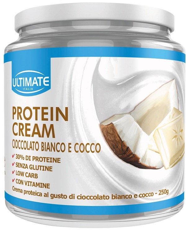 ULTIMATE PROTEIN CREAM CIOCCOLATO BIANCO E COCCO 250 G - Angeli Pharm