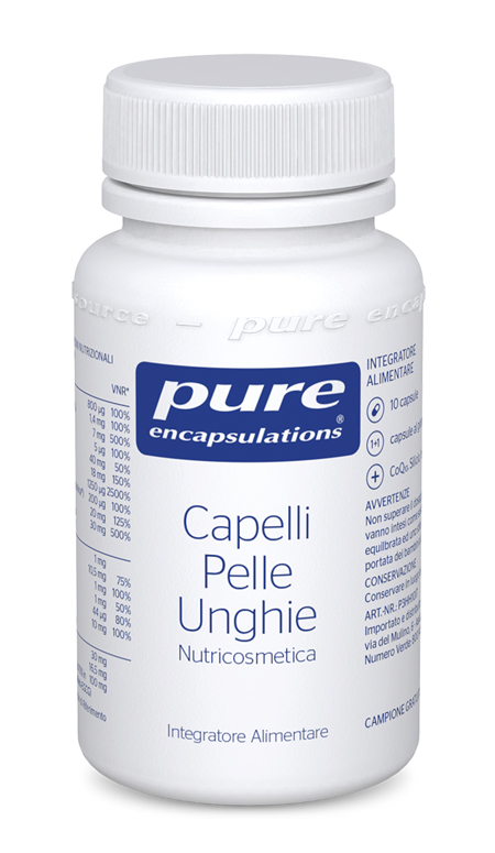 PURE ENCAPSULATIONS CAPELLI PELLE UNGHIE 30 CAPSULE - Angeli Pharm