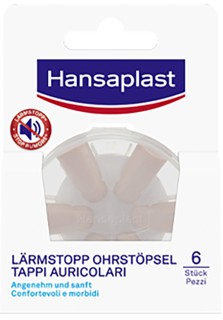 HANSAPLAST EAR PLUGS 6 PEZZI - Angeli Pharm