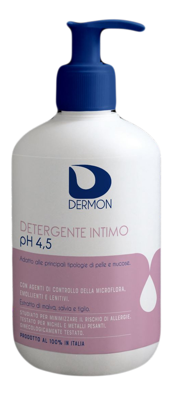 DERMON DETERGENTE INTIMO USO FREQUENTE PH 4,5 500 ML - Angeli Pharm
