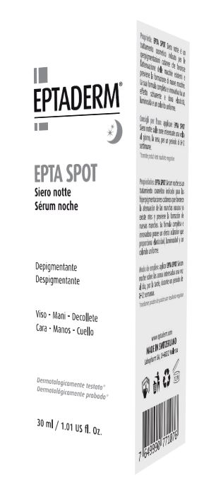 EPTA SPOT NOTTE SIERO DEPIGMENTANTE 30 ML - Angeli Pharm