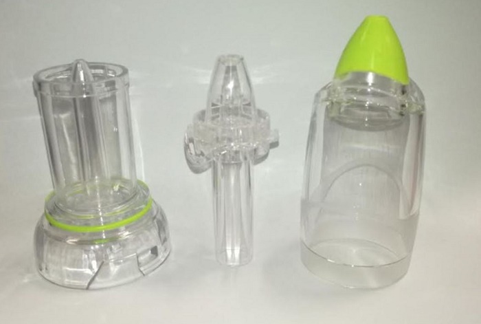 KIT DI RICAMBIO COMPLETO RINOWASH EGO CON VASCHETTA PORTAFARMACO + ATOMIZZATORE + GUARNIZIONE DI TENUTA + CAMPANA ESTERNA - Angeli Pharm