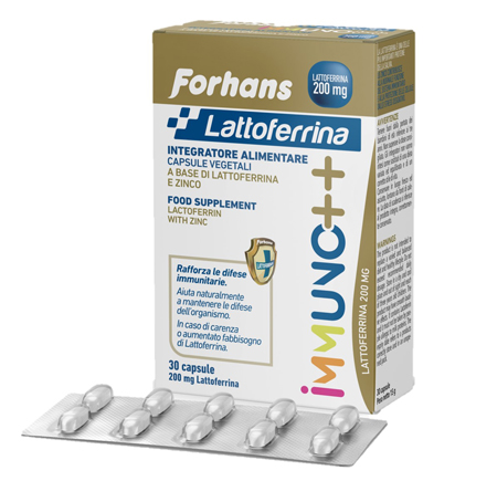 FORHANS LATTOFERRINA IMMUNO++ 200 MG LATTOFERRINA 30 CAPSULE - Angeli Pharm