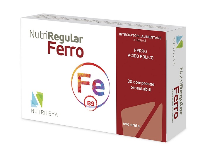 NUTRIREGULAR FERRO 30 COMPRESSE OROSOLUBILI - Angeli Pharm