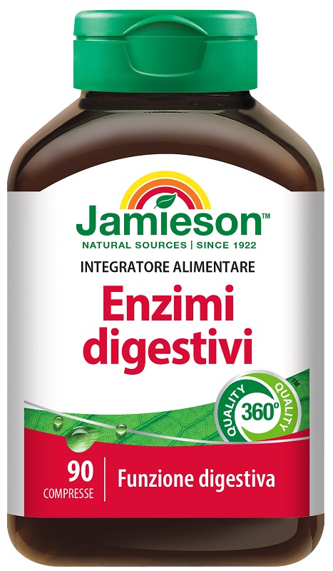 JAMIESON ENZIMI DIGESTIVI 90 COMPRESSE - Angeli Pharm