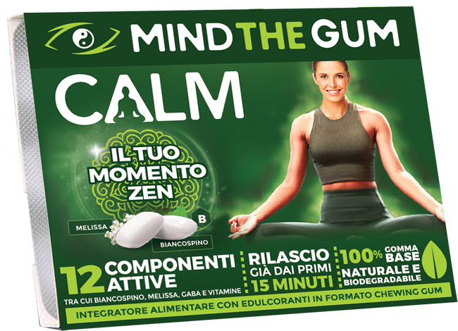 MIND THE GUM CALM 18 GOMME SENZA ZUCCHERO - Angeli Pharm