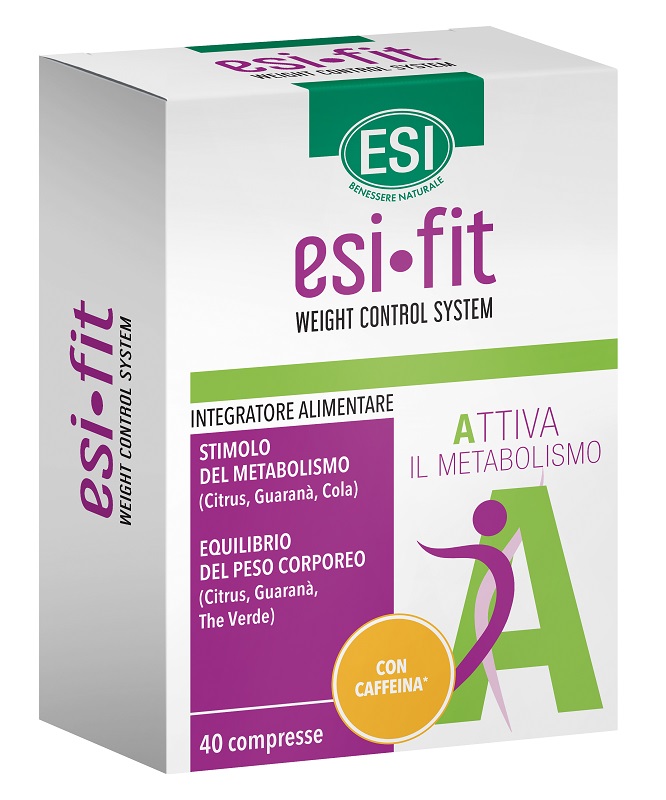 ESI FIT ATTIVA CON CAFFEINA 40 COMPRESSE - Angeli Pharm