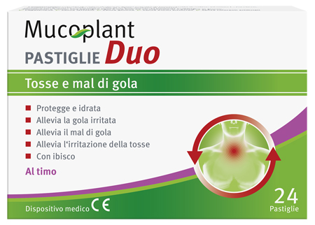 THEISS MUCOPLANT 24 PASTIGLIE DUO TIMO - Angeli Pharm